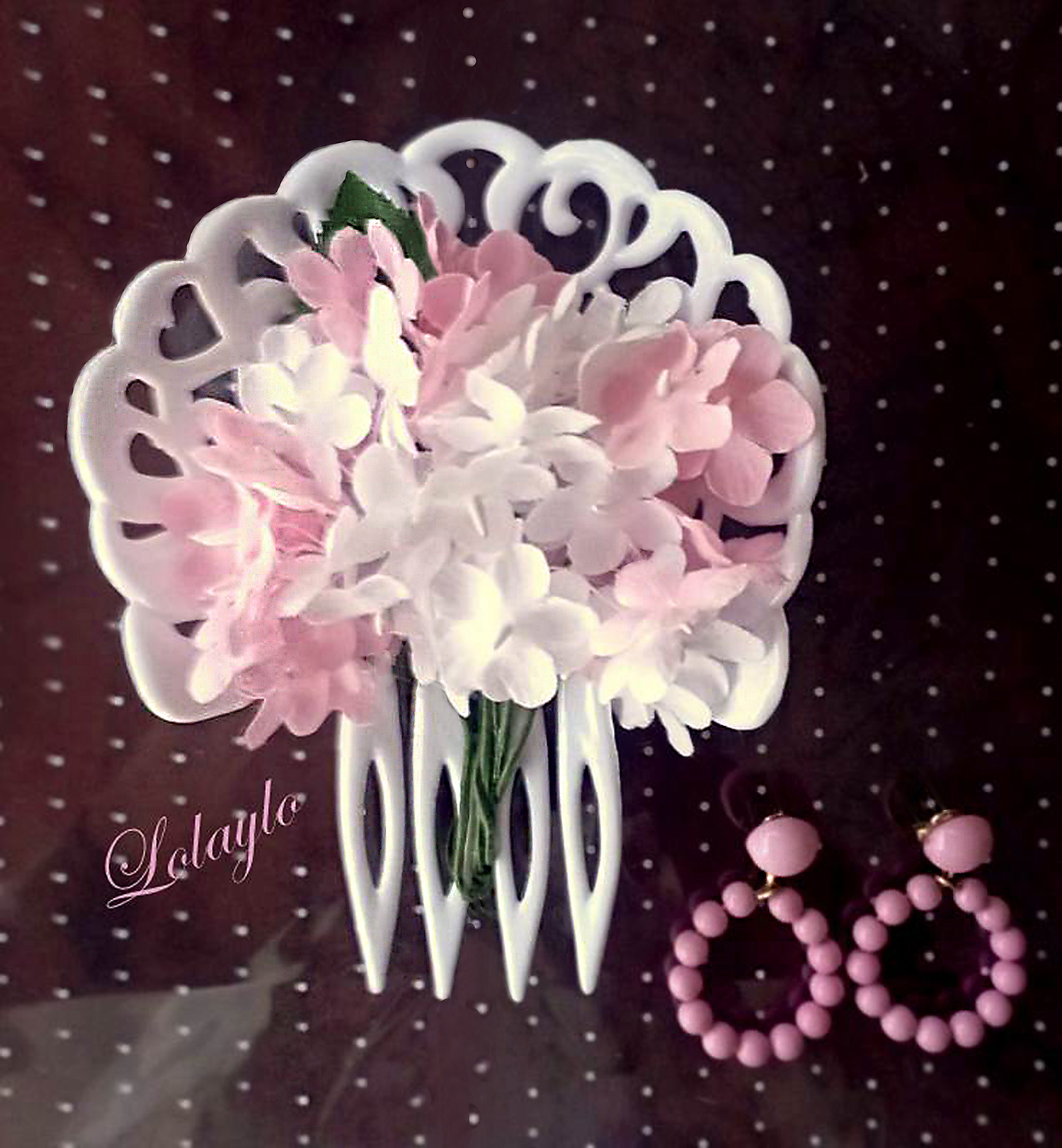 11€ PEINA CON FLORES.