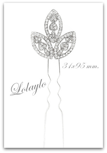 14-LOL1405531. 13.5€ plateado o dorado con símil. moivo 31x34 mm.