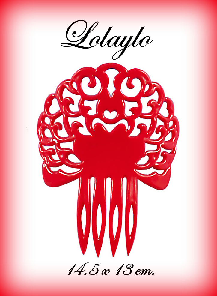 14.5x13cm. PEINETA PLÁSTICO. 11€. - copia