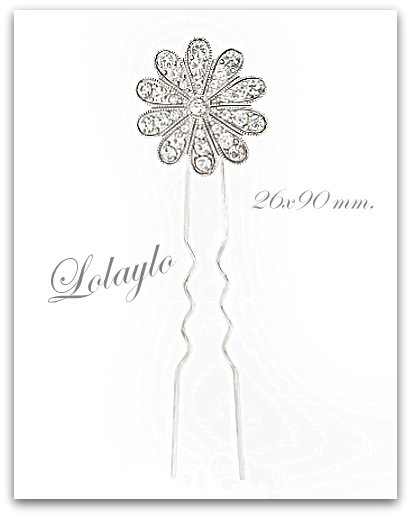 15LOL1405592. 13.50€ motivo 26x26 mm plateado con símil.