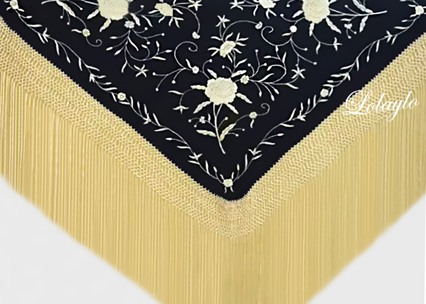 220€. 115cm. 430 gr. Flecadura 30cm. 10cm. Enrejado. NEGRO BG. Ref.LOL1010241-B