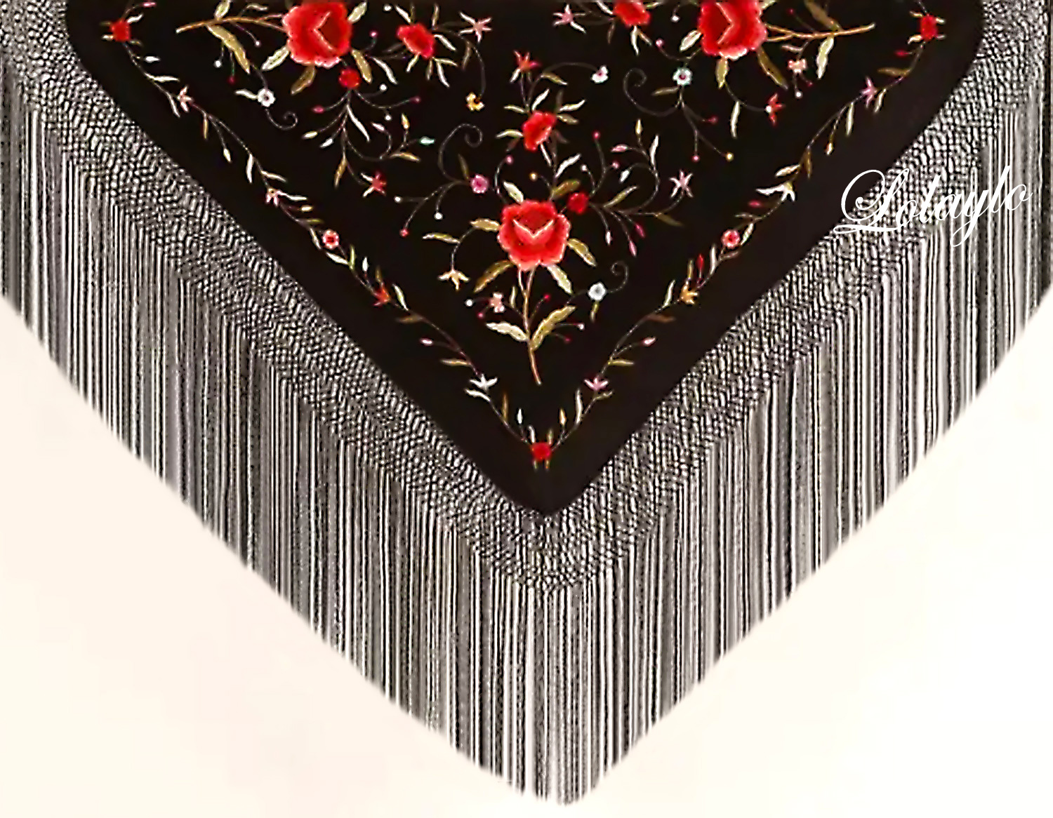 220€. 115cm. 430 gr. Flecadura 30cm. 10cm. Enrejado. NEGRO CL. Ref.1010641-B