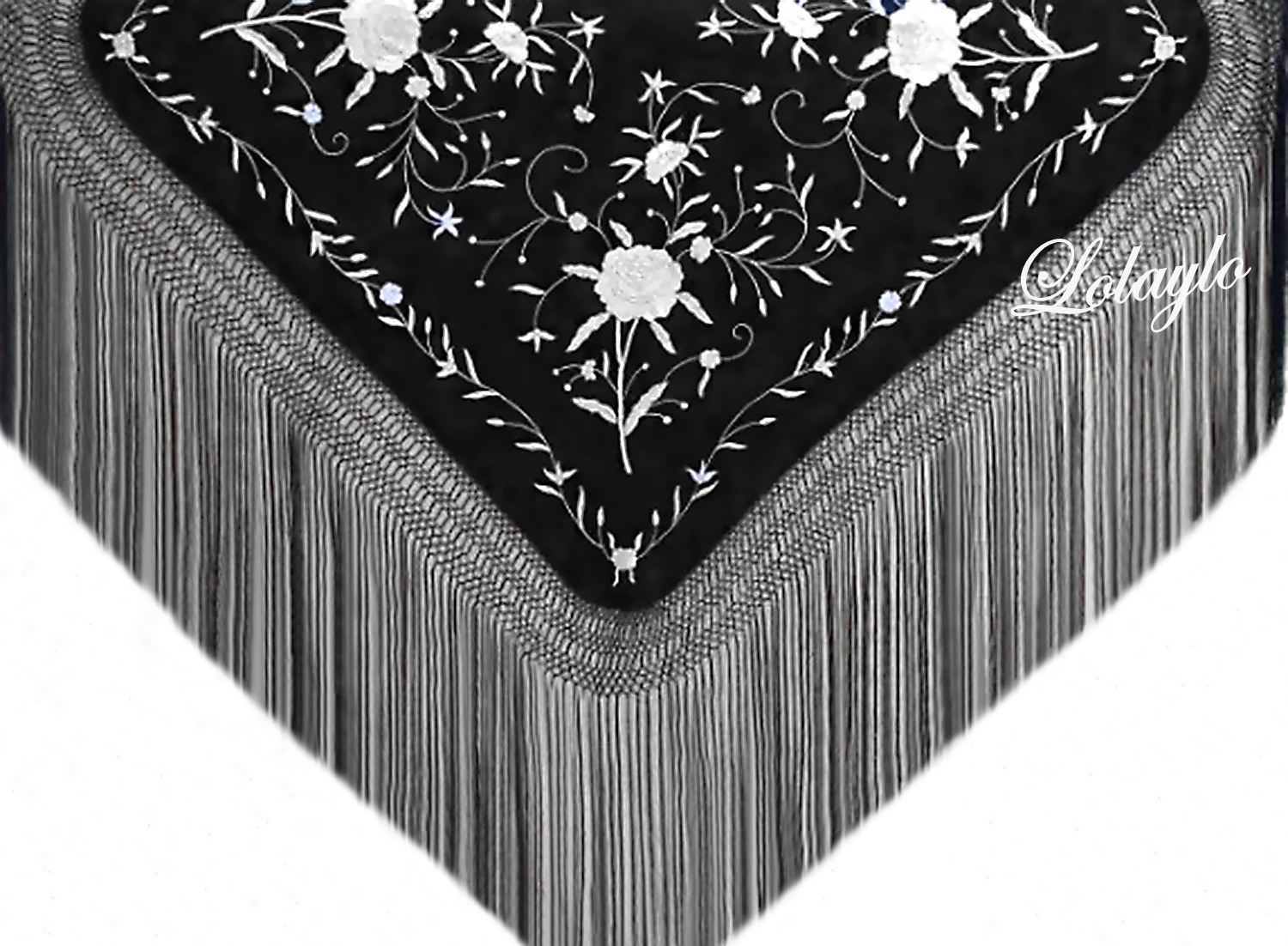 220€. 115cm. 430 gr. Flecadura 30cm. 10cm. Enrejado. NEGRO MF. Ref.LOL1010241-B