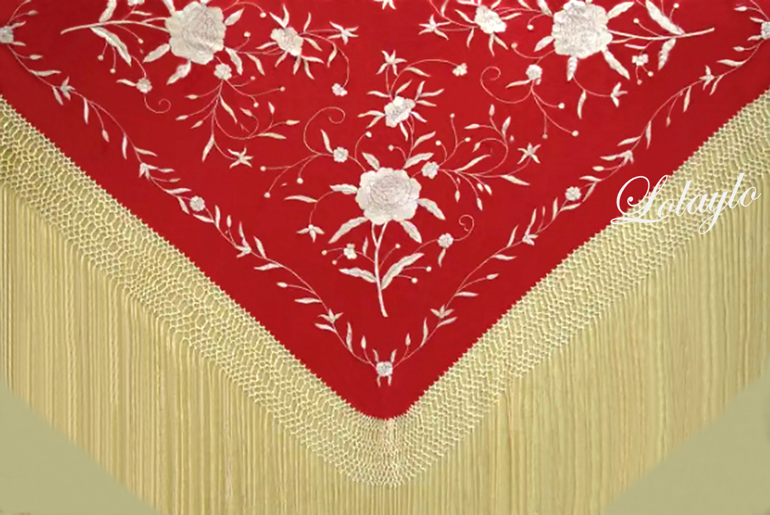 220€. 115cm. 430 gr. Flecadura 30cm. 10cm. Enrejado. ROJO BG. Ref.LOL1010241-B