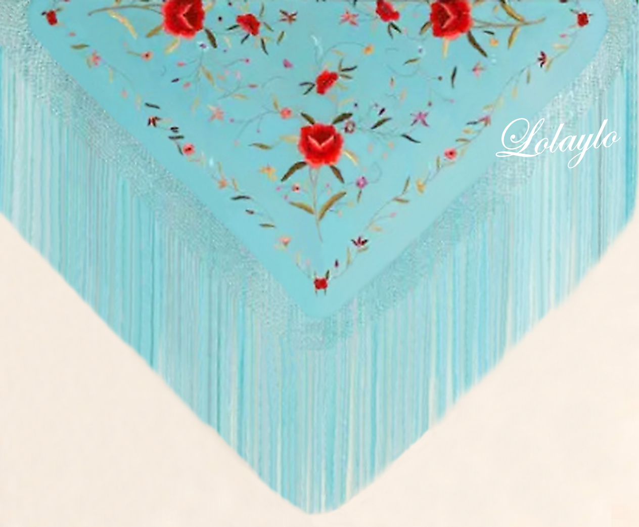 220€. 115cm. 430 gr. Flecadura 30cm. 10cm. Enrejado. TURQUESA-CL. Ref.LOL1010241-B