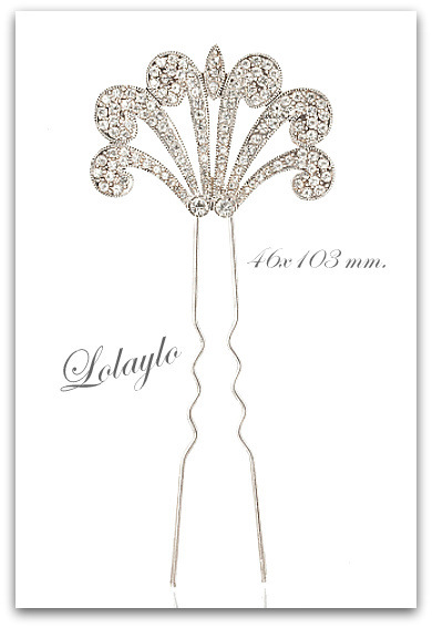 24-LOL1405609. 18€ Motivo 46x103mm. Plateado con símil baño rodio.