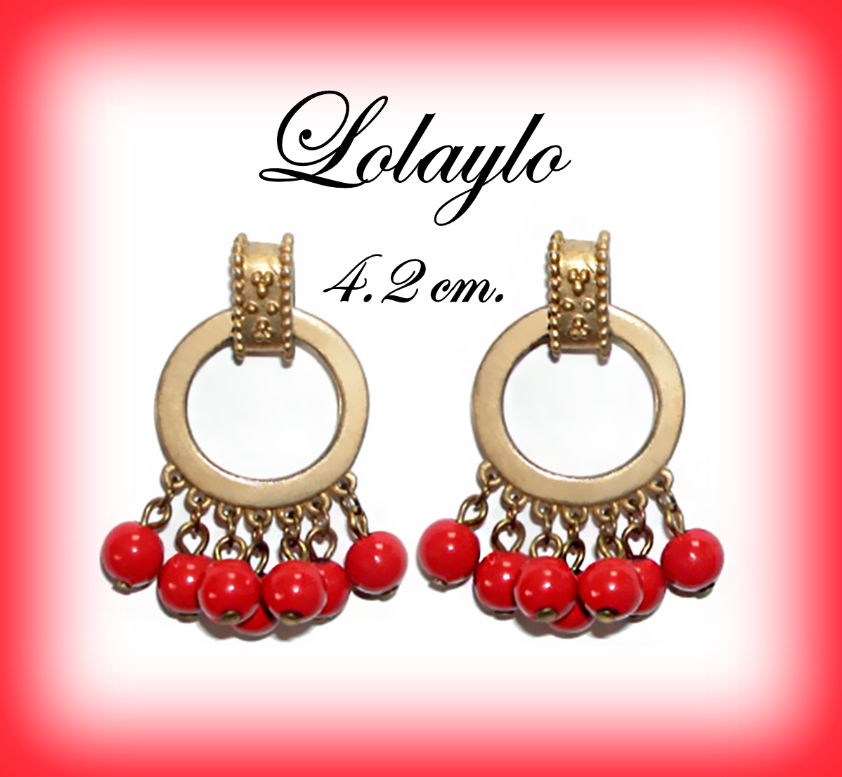 4.2cm. ARO METAL BOLITAS ACETATO. 12€.