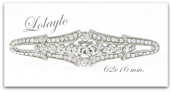 5-LOL140551. 18.5€ 62X16 mm. Plateado o dorado con símil