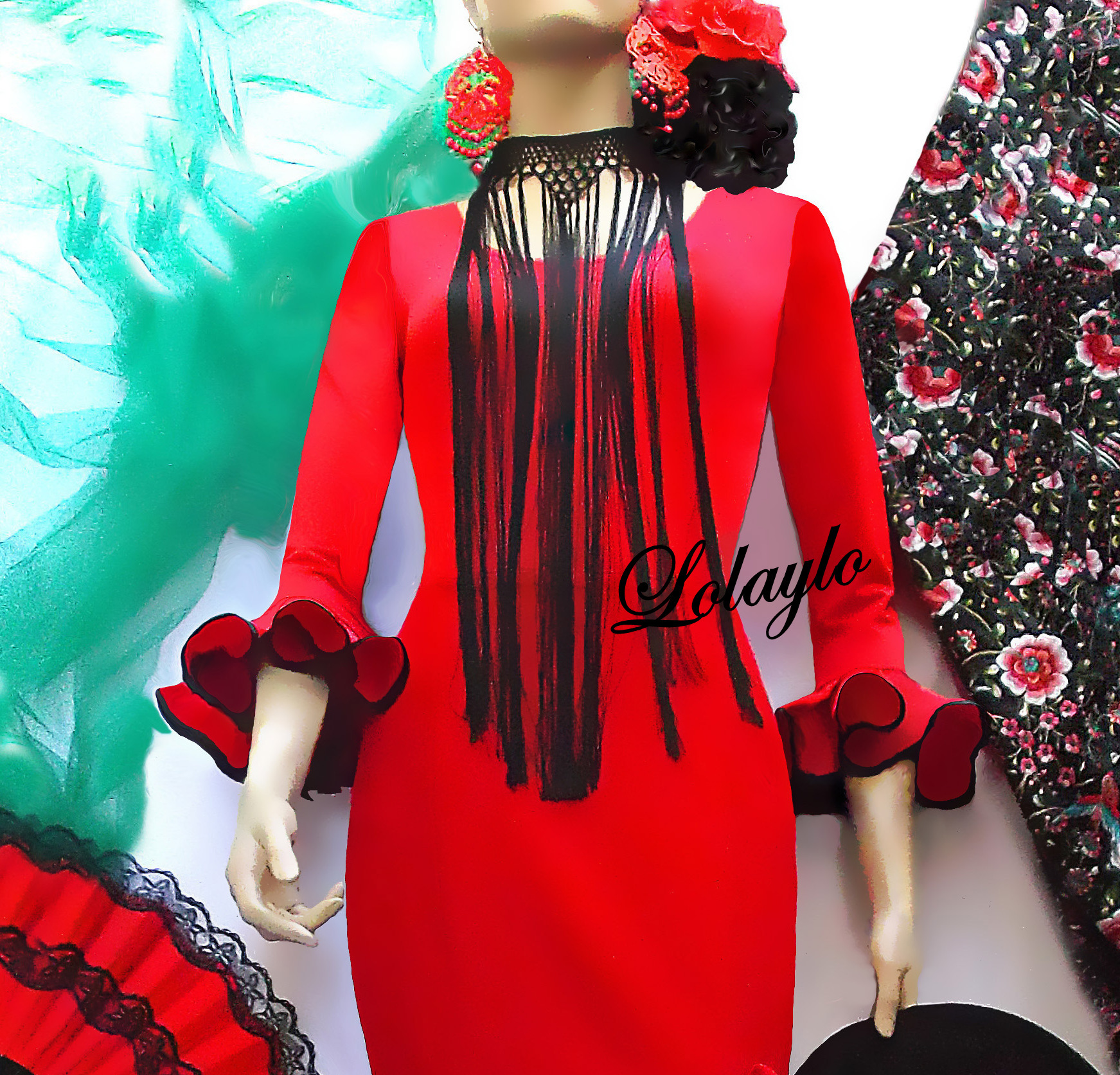 ROJA CON BODY Y GARGANTILLA FLECO - copia