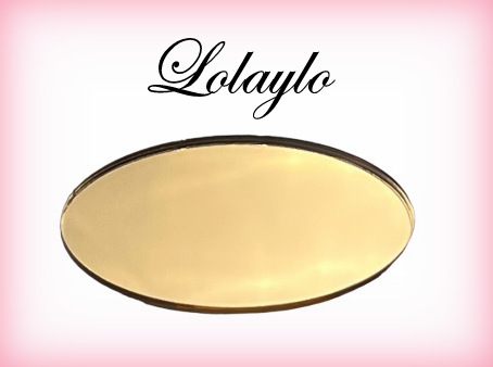 BROCHE OVALADO ESPEJO 5 x 2.5 cm. 10€.