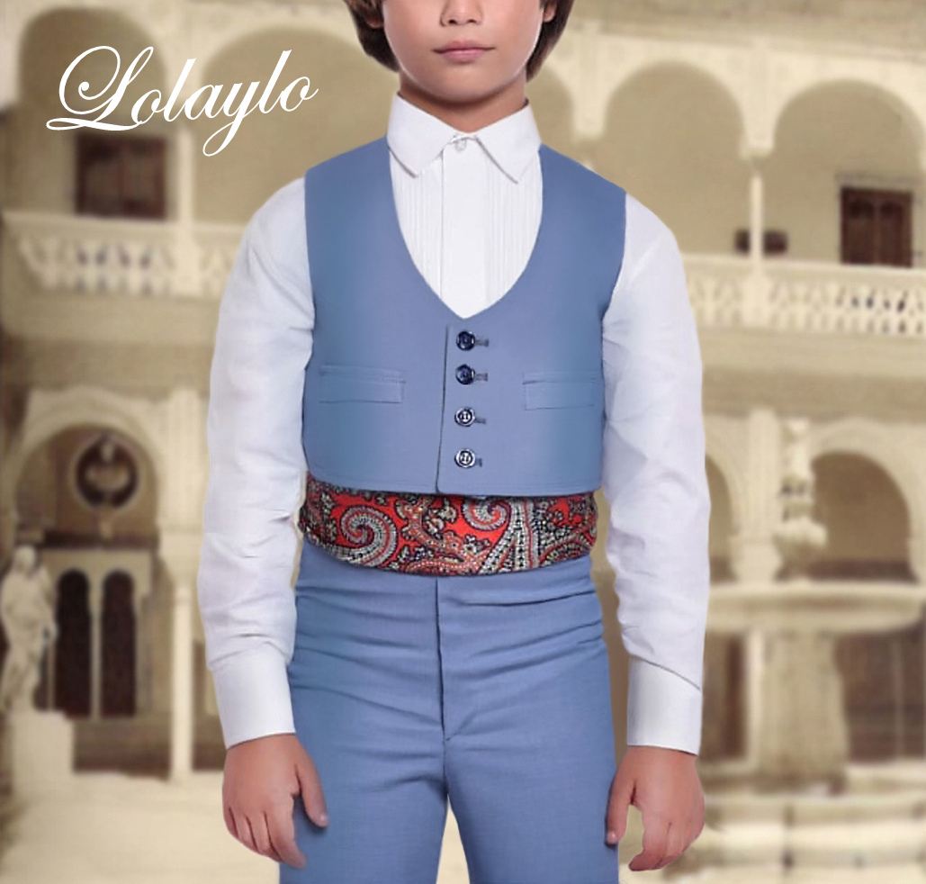 CHALECO CUADRITO AZAFATA