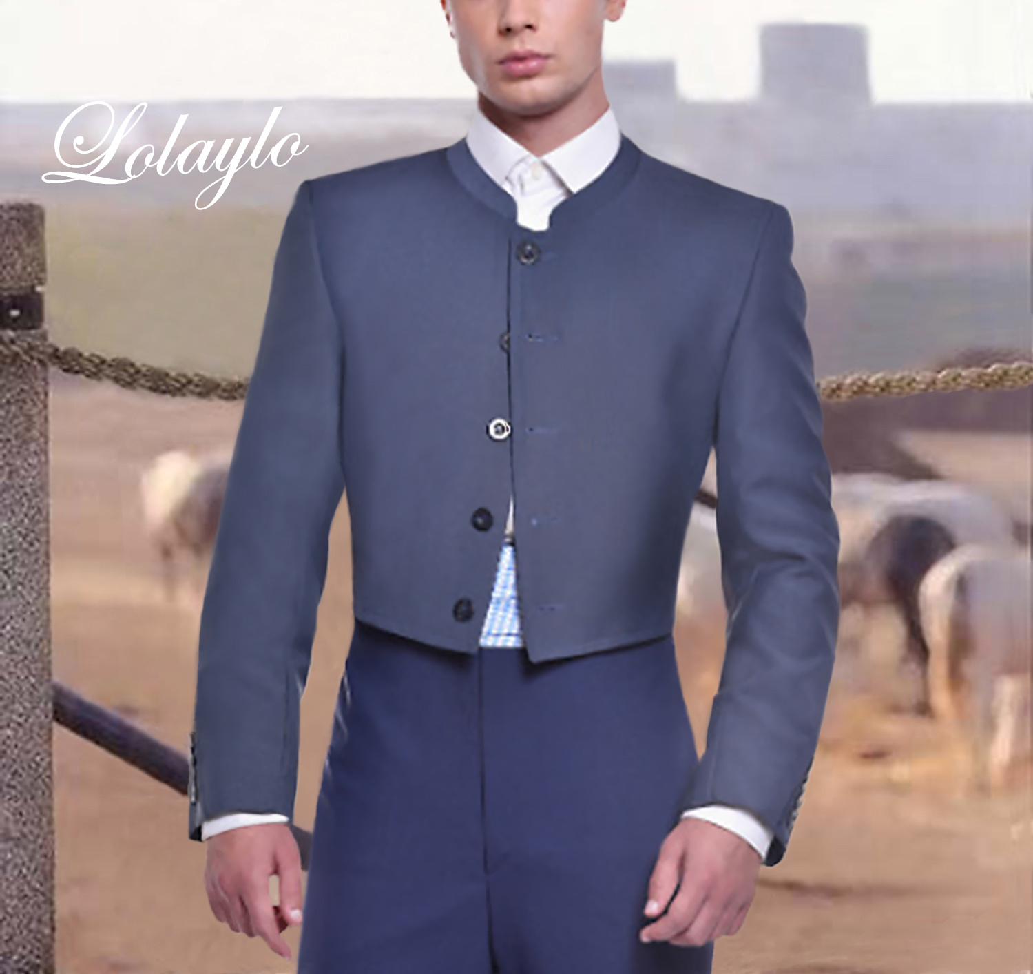 CHAQUETILLA ALPACA AZUL AZAFATA CLARO 220€, CON CHALECO 295€. AZAFATA OSCURO, AZUL, BEIGE, GRIS, GRIS OSCURO Y VERDE