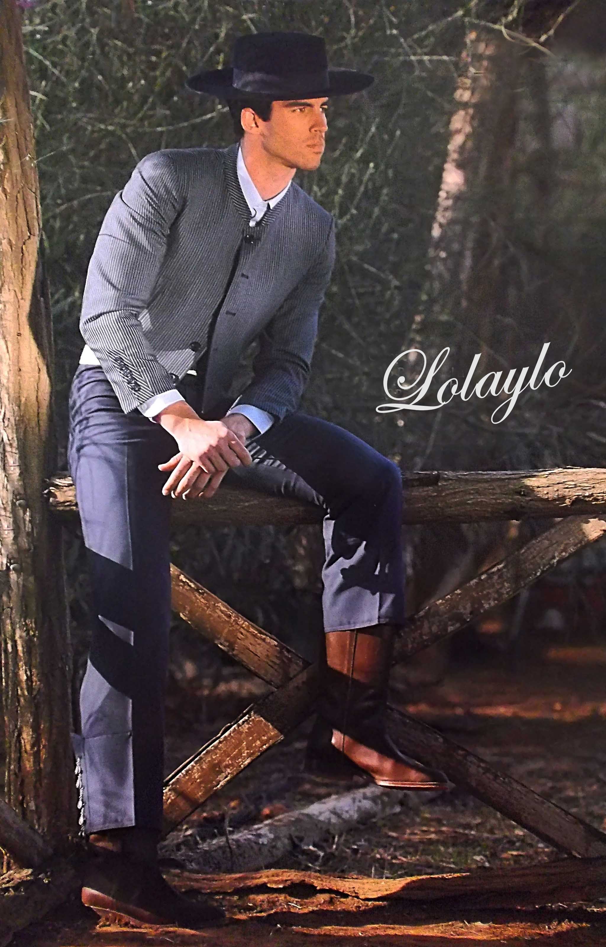 COMBINADO RAYA ANCHA LTCRA AZUL