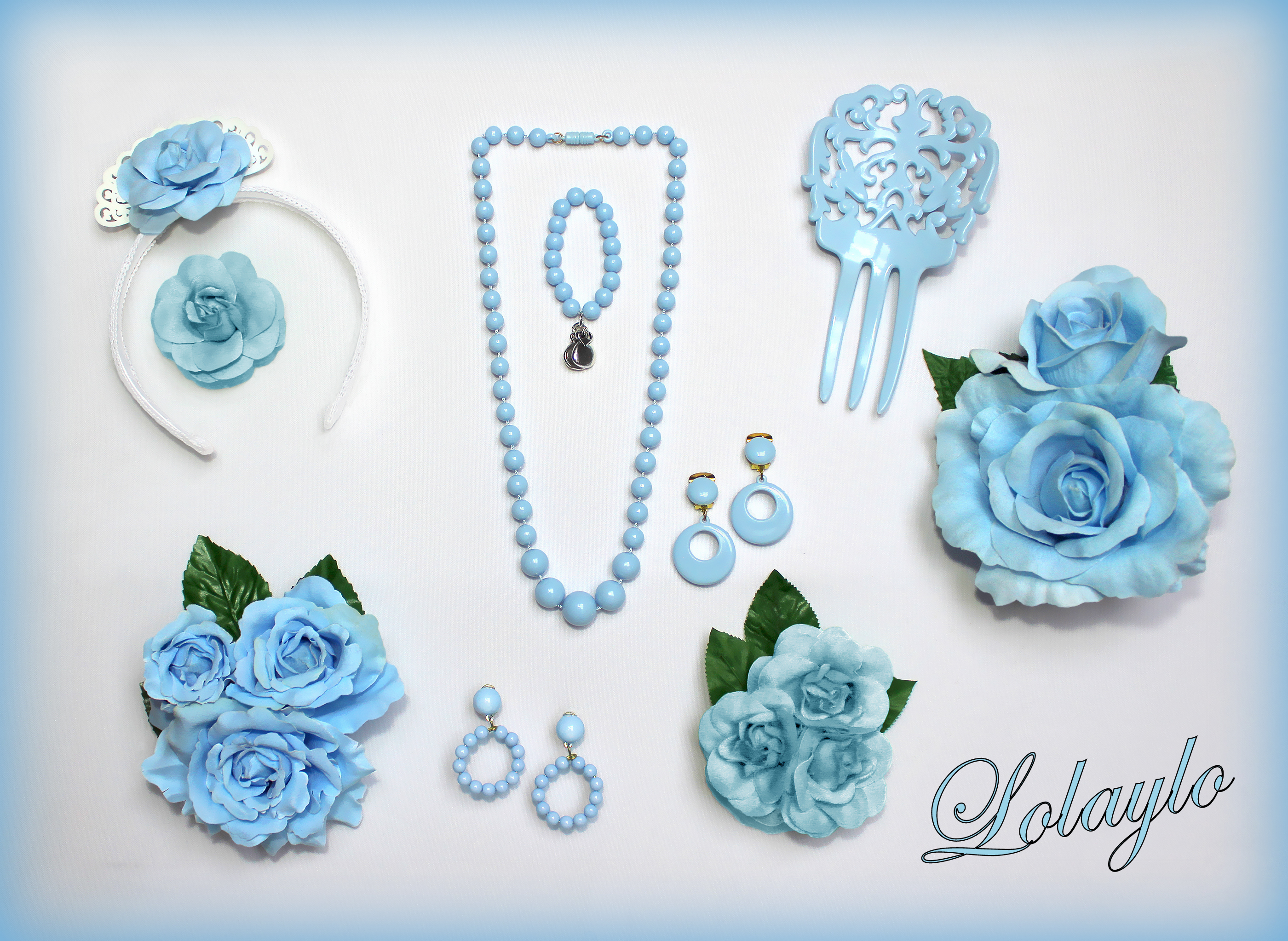 COMPLEMENTOS NIÑA CELESTE