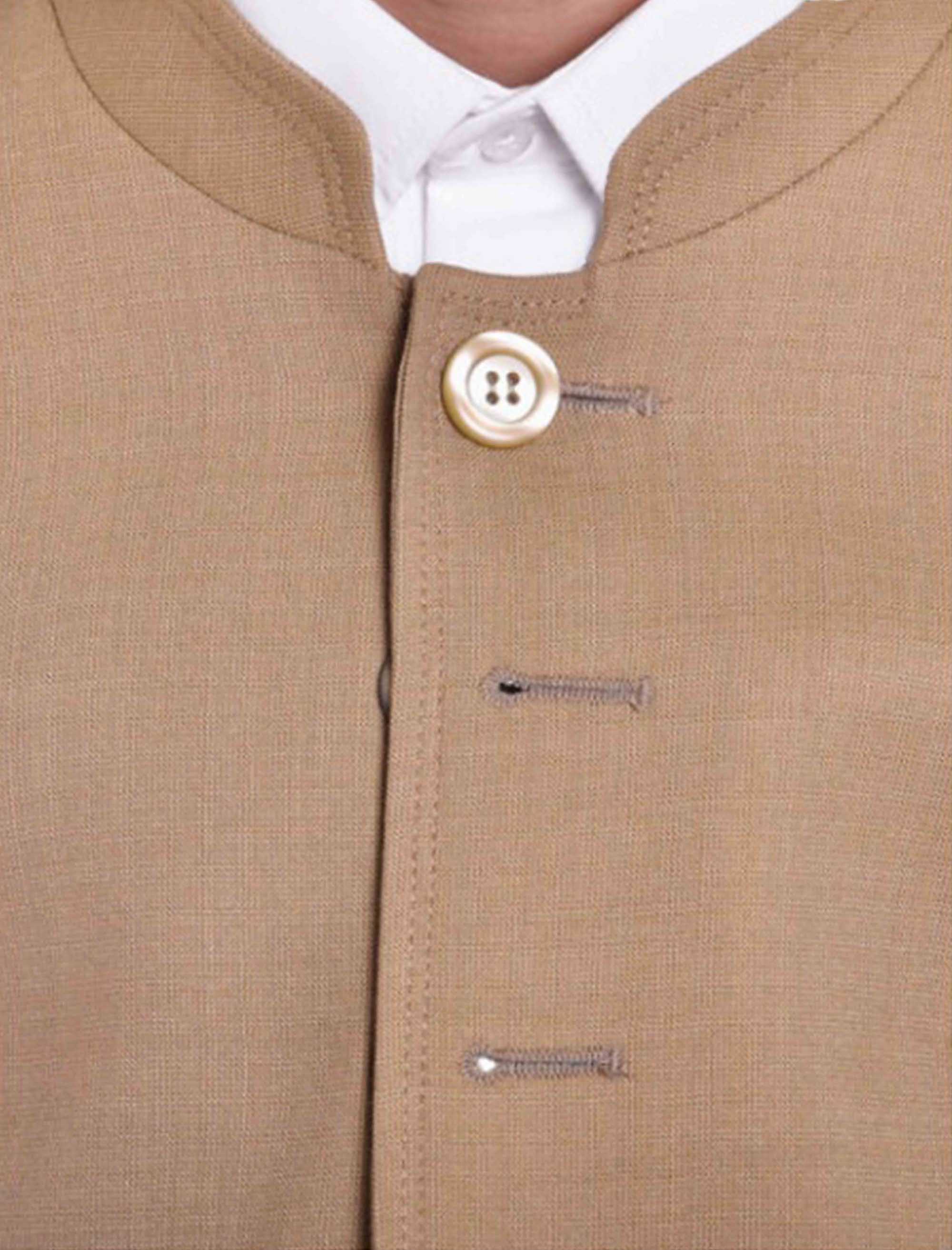 CUADRITOS LYCRA BEIGE TOSTADO