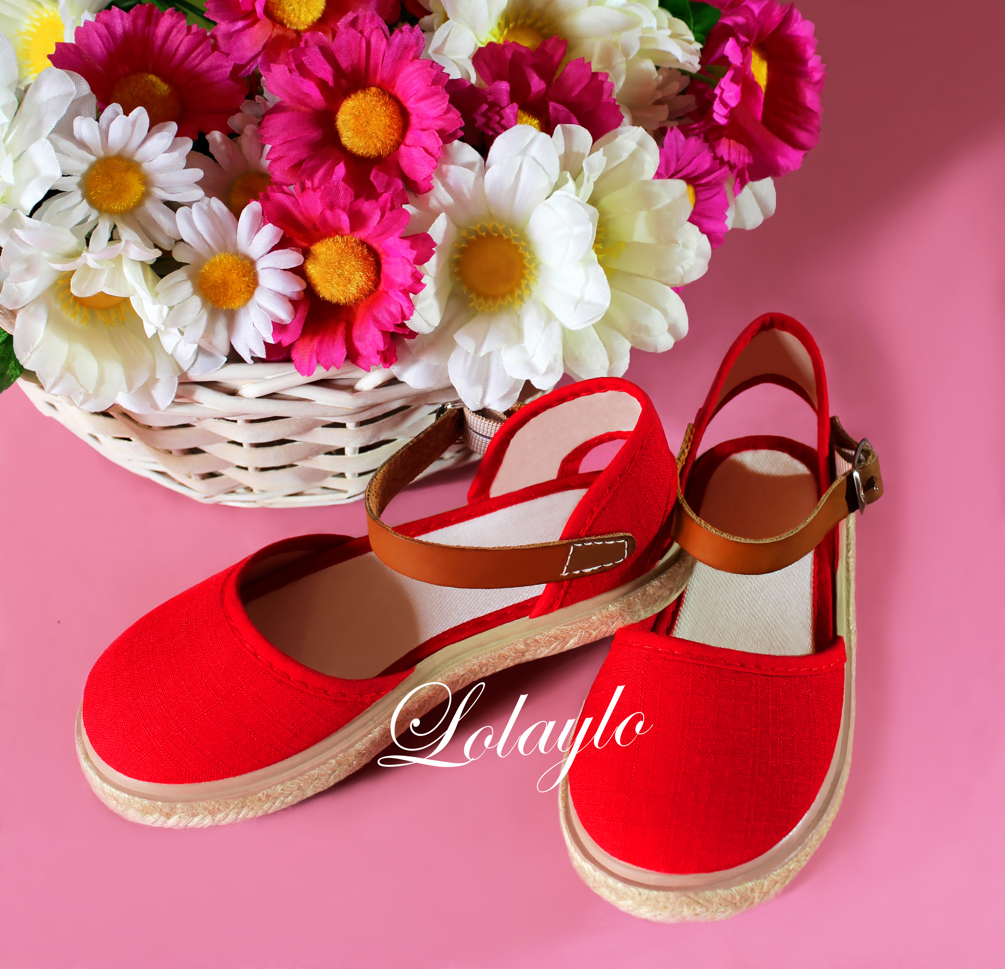 ESPARTEÑAS INFANTIL ROJO