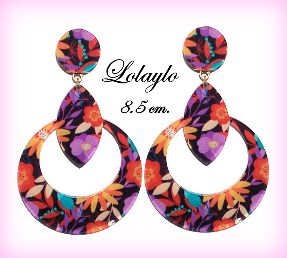 ESTAMPADO ARO CON HOJA 8x5cm.. 14€.