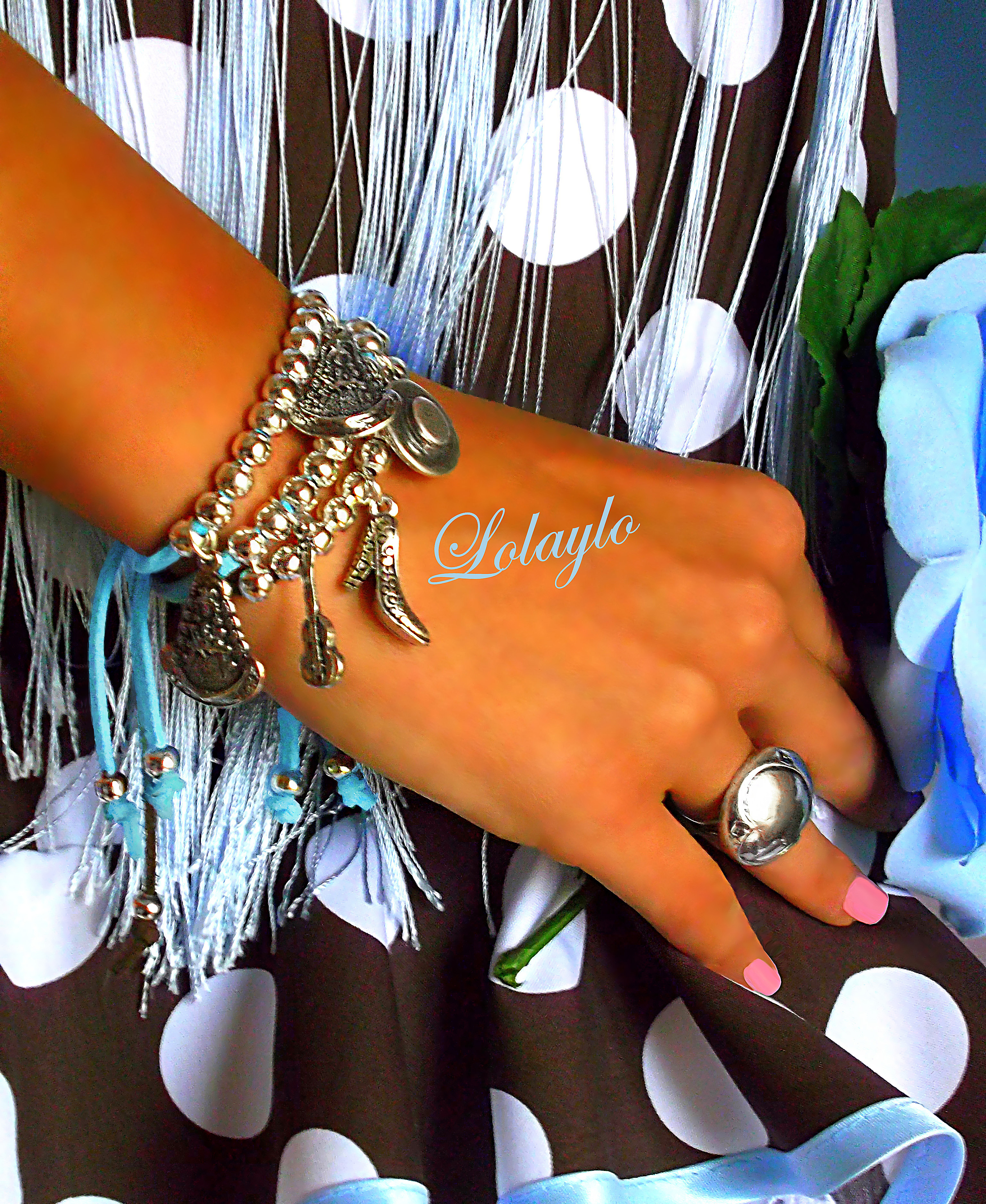 PULSERA CELESTE P.