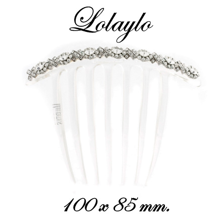 SIMIL SOBRE ACETATO TRANSPARENTE. PLATEADO.