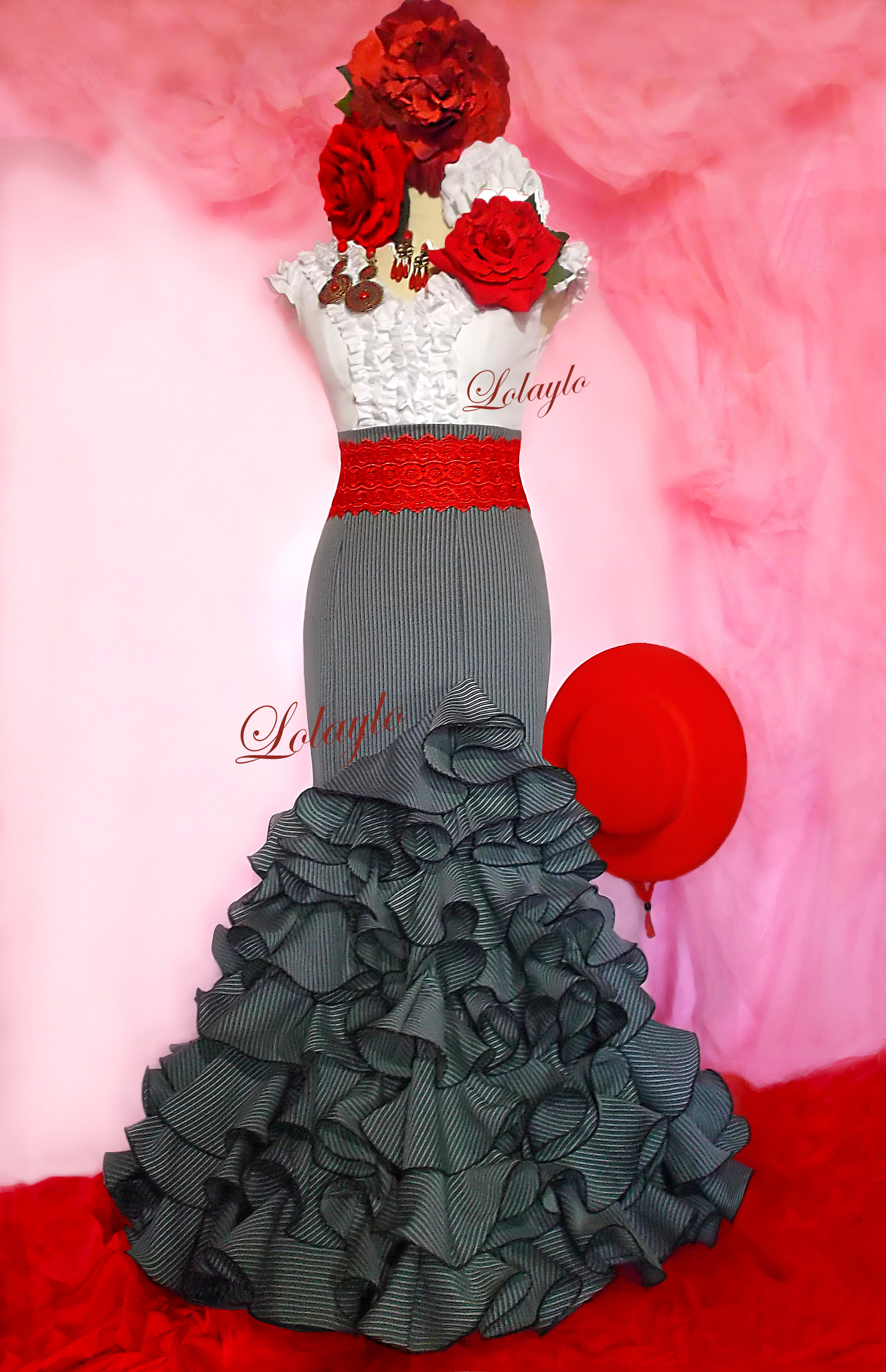 CAMPERA GUIPUR ROJO 2