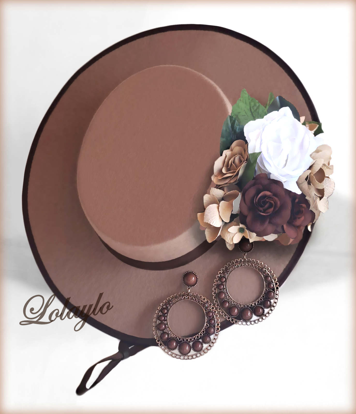 SOMBRERO- TOCADO CAMEL 20€. PEN. 16€.