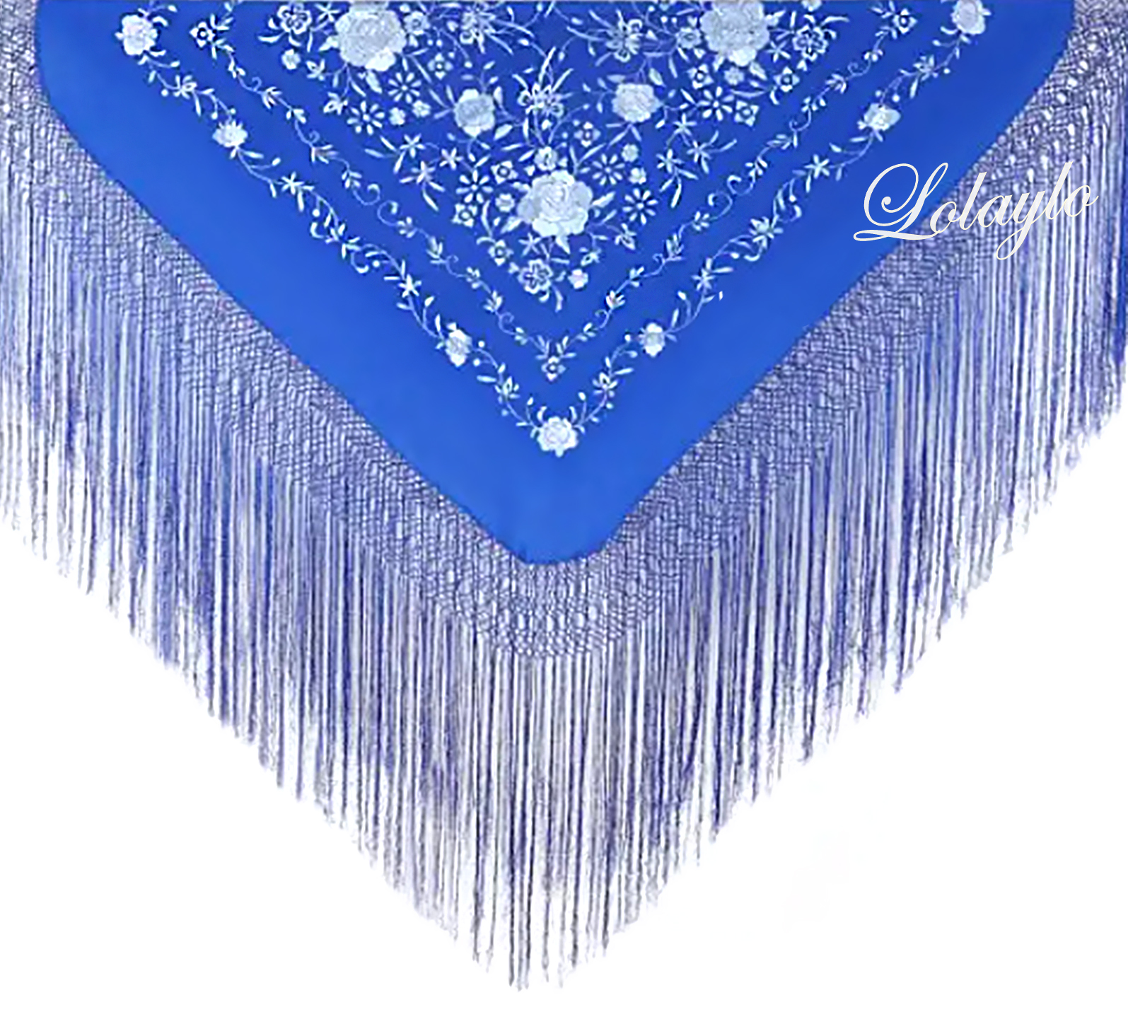 130 cm. 230€ 450 gr. REF. LOL1F1010612 AZULINA-MARFIL