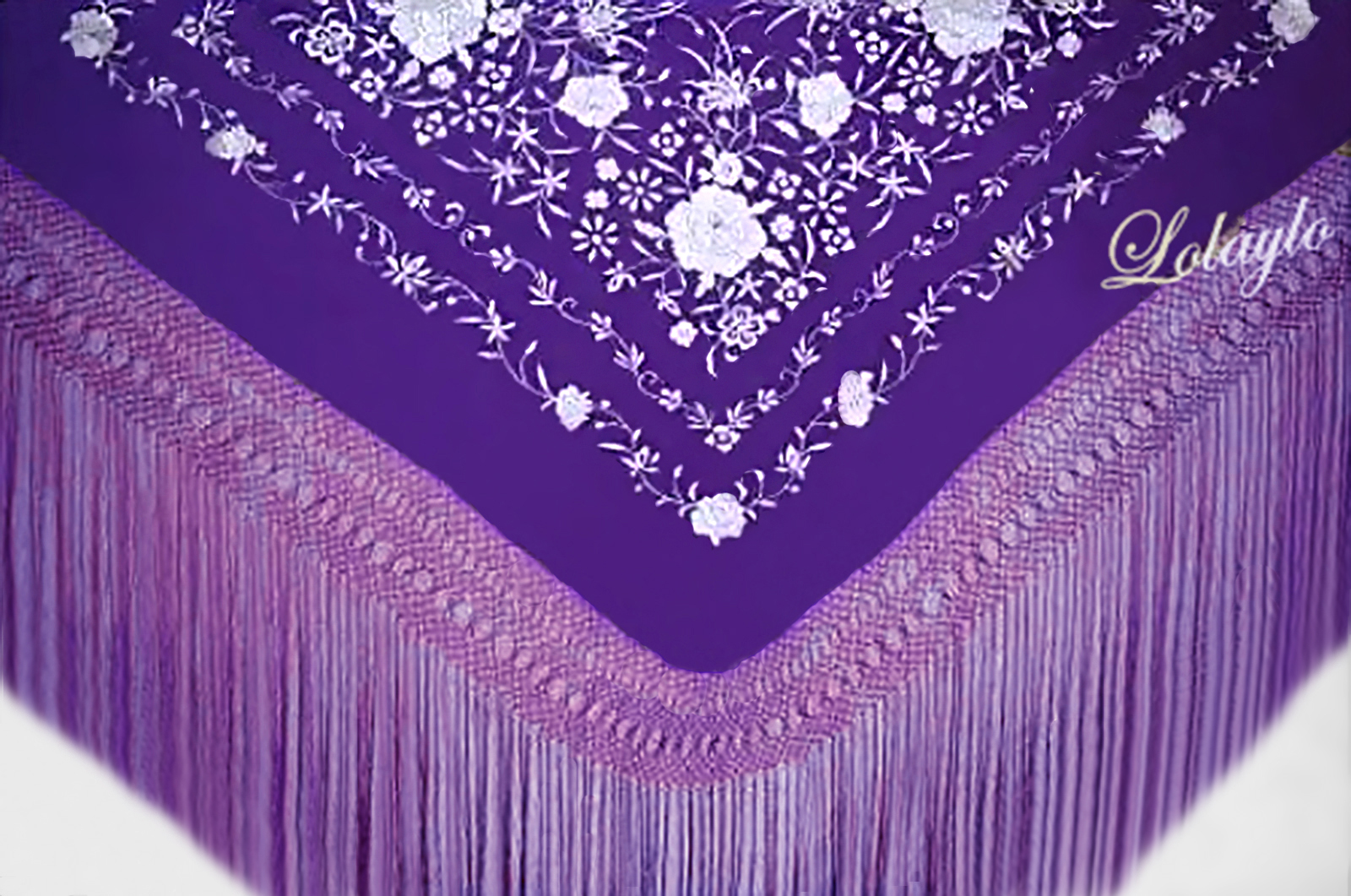 130 cm. 230€ 450 gr. REF. LOL1F1010612 MORADO-MARFIL