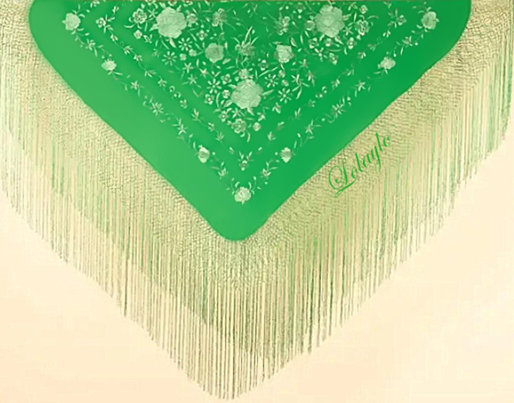 130 cm. 230€ 450 gr. REF. LOL1F1010612 verde-verde