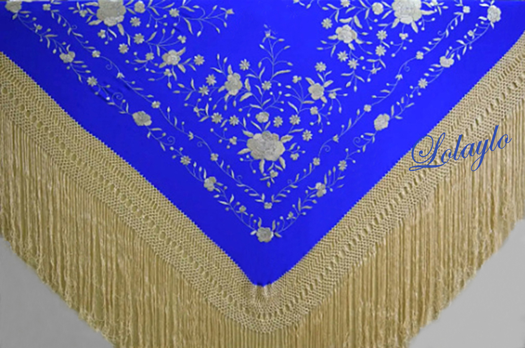 140 CM. 800 GR. 380€ ref LOL11010615 AZULINA-BEIGE MF_